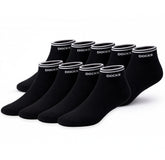9er Pack DOCKS Sneaker Socken Baumwolle Atmungsaktive Damen&Herren schwarz 35-38