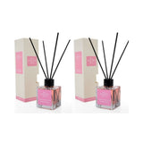 2er Set DOCKS Raumduft Set 110ml Diffuser mit Duftstäbchen – Lufterfrischer Duft Babypuder
