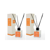 2er Set DOCKS Raumduft Set 110ml Diffuser mit Duftstäbchen – Lufterfrischer Duft Mango