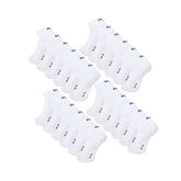 6–24 Paar DOCKS Sneaker Socken Baumwolle Atmungsaktive Damen & Herren weiß 43-46 24er Pack