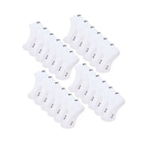 6–24 Paar DOCKS Sneaker Socken Baumwolle Atmungsaktive Damen & Herren weiß 35-38 24er Pack