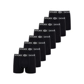 8 - 24er Pack Boxershorts Baumwolle Herren Unterhose Schwarz Bequem Männer Boxer