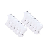 6–24 Paar DOCKS Sneaker Socken Baumwolle Atmungsaktive Damen & Herren weiß 39-42 12er Pack