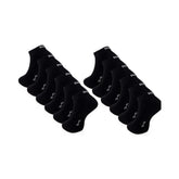 6–24 Paar DOCKS Sneaker Socken Baumwolle Atmungsaktive Damen & Herren schwarz 43-46 12er Pack