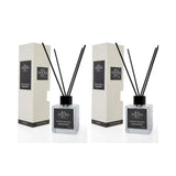 2er Set DOCKS Raumduft Set 110ml Diffuser mit Duftstäbchen – Lufterfrischer Duft Baumwolle