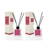 2er Set DOCKS Raumduft Set 110ml Diffuser mit Duftstäbchen – Lufterfrischer Duft Kirchblüte