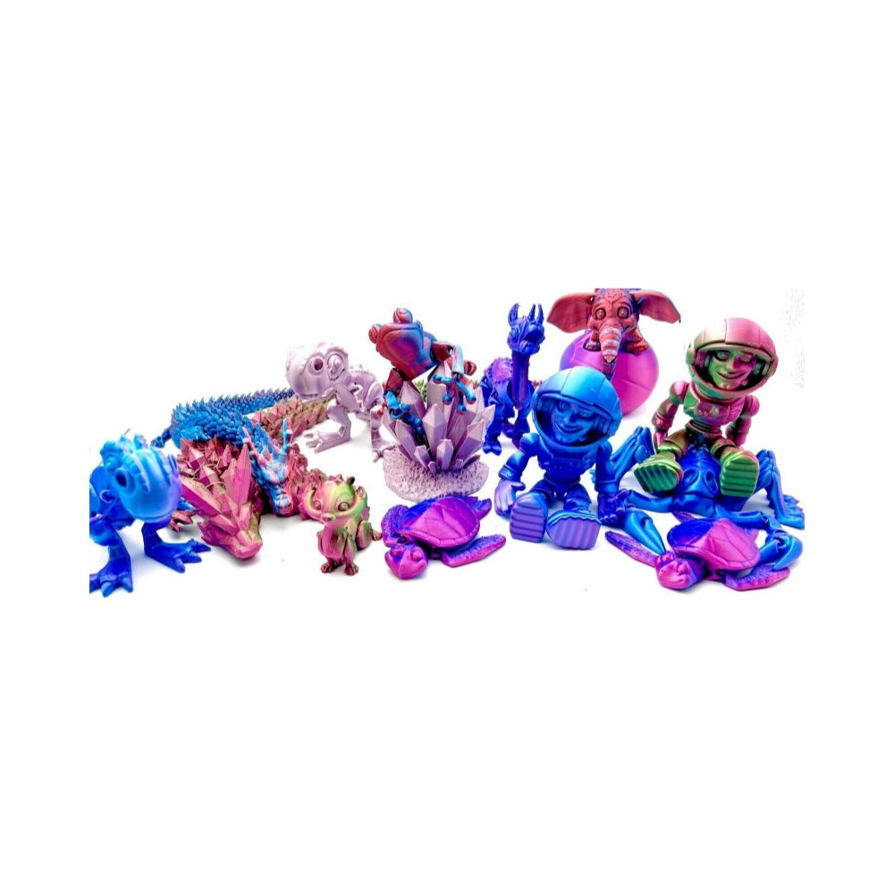 2in1 SILK PLA Filament für 3D Drucker | Zweifarbig Special Magic Effekt - NEU