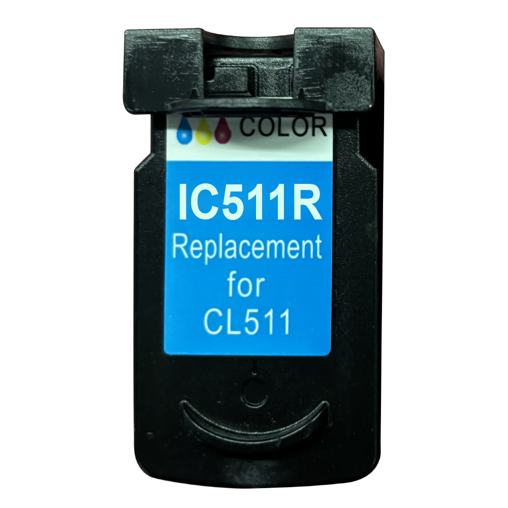 Tintenpatrone kompatibel für Canon CL511 Pixma iP2700/2702
Pixma MP230/235/240/250/252/260/270/272/280/282/330/480/490/492/495/499
Pixma MX320/330/340/350/360/410/420 in C/M/Y