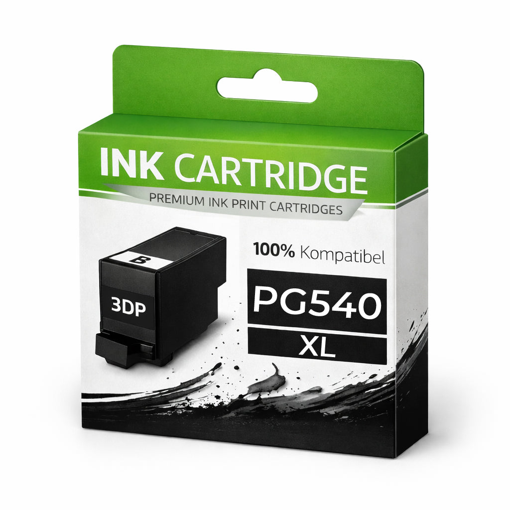 Tintenpatrone kompatibel für Canon PG540 XL Pixma MG2150/2250/2255/3100/3150/3155/3200/3250/3350/3500/3550/3600/3650 /4150/4250      Pixma MX375/395/435/455/475/515/525/535   Pixma TS5150/5151 in