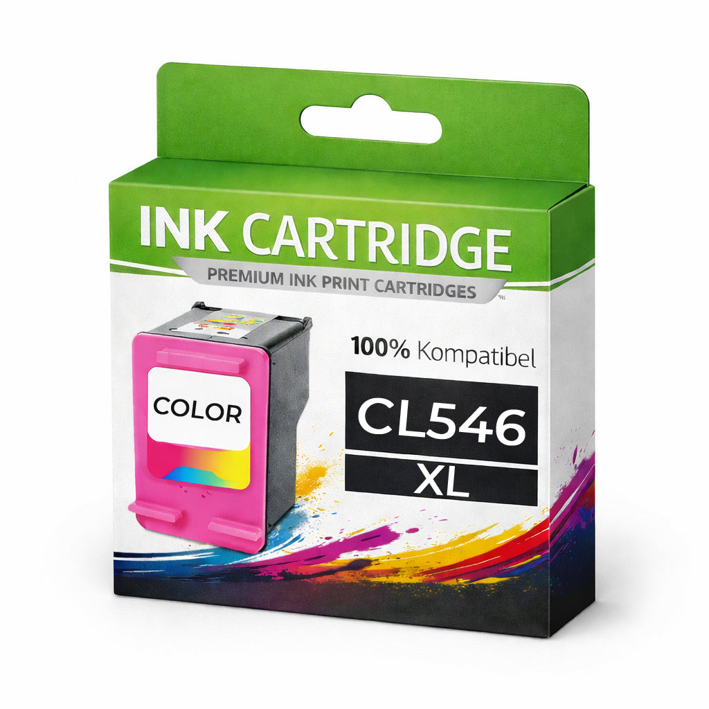 Tintenpatrone kompatibel für Canon CL546 XL Pixma Ip2850     Pixma MG2450/2550/2550S/2555S/2950/3050/3051/3052/3053
Pixma MX495   Pixma TS205/305/3150/3151     Pixma TR4550 in C/M/Y