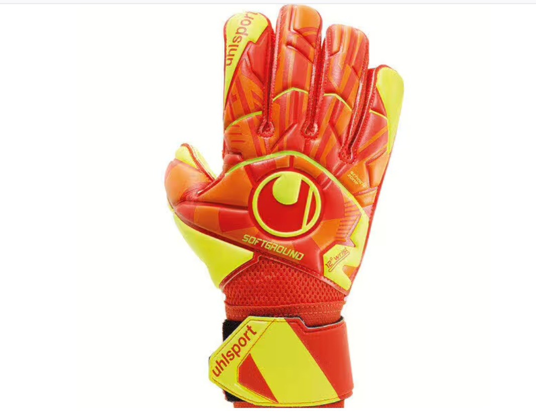UHLSPORT Torwarthandschuhe DYNAMIC IMPULSE  Softground/Absolutgrip Handschuhe Größe 9,5: Softground