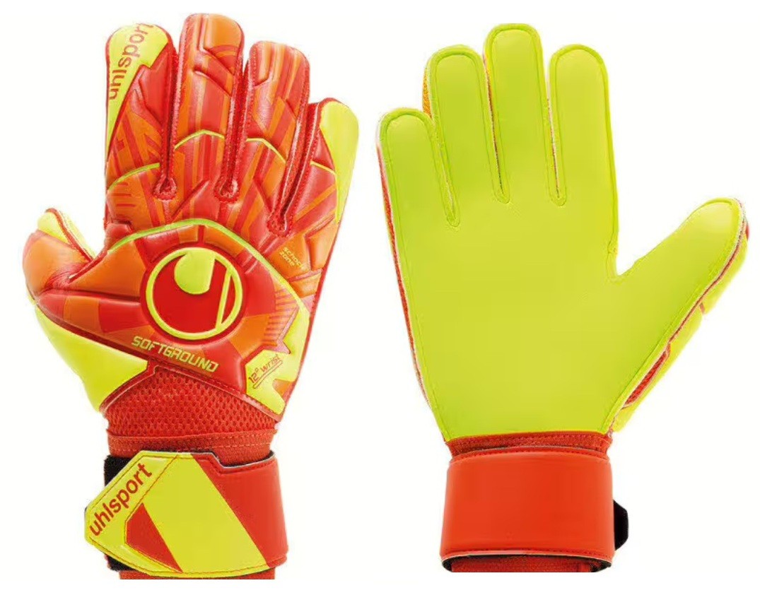 UHLSPORT Torwarthandschuhe DYNAMIC IMPULSE  Softground/Absolutgrip Handschuhe Größe 9,5: Softground