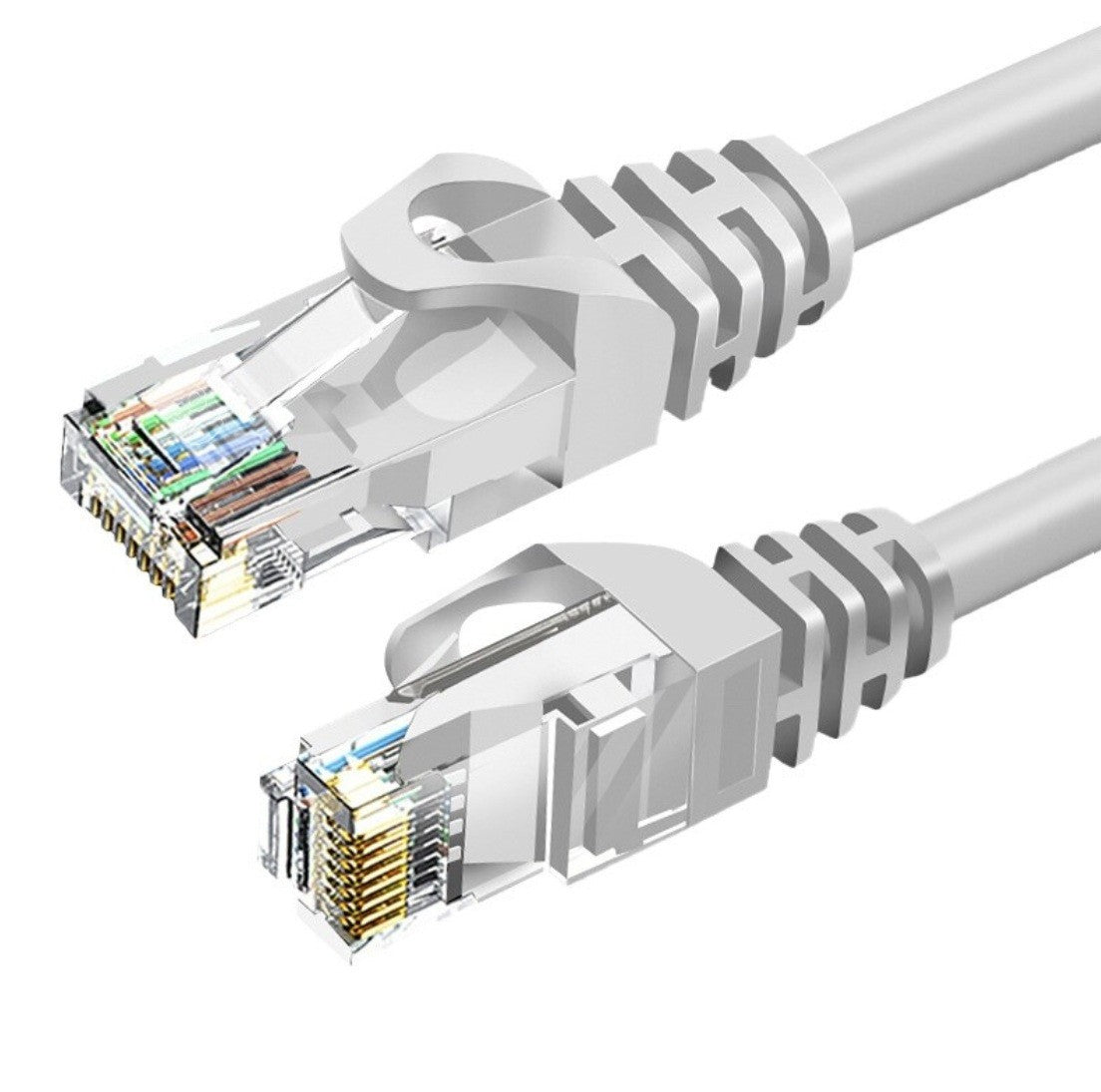 CAT6 Kabel S/FTP Patchkabel RJ45 DSL LAN Netzwerk Ethernet Kabel grau 1m- 15m 1 m