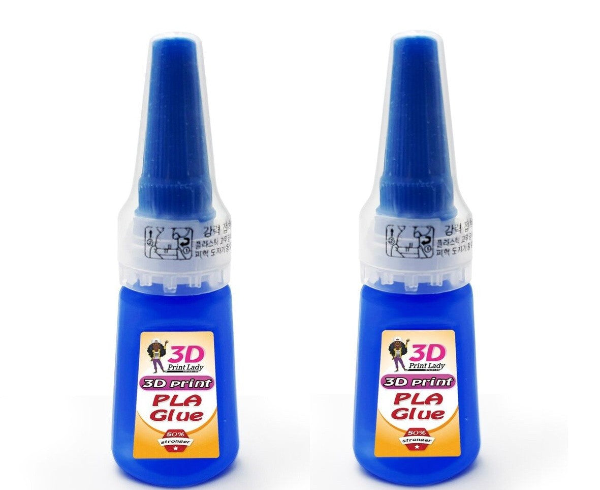 2er Pack 3D Drucker Kleber Kunstoff Sekundenkleber  für kleben von 3D Objekten