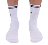 12 Paar DOCKS Socken Komfortbund Sport Tennis Socken Damen Herren weiß 39-42