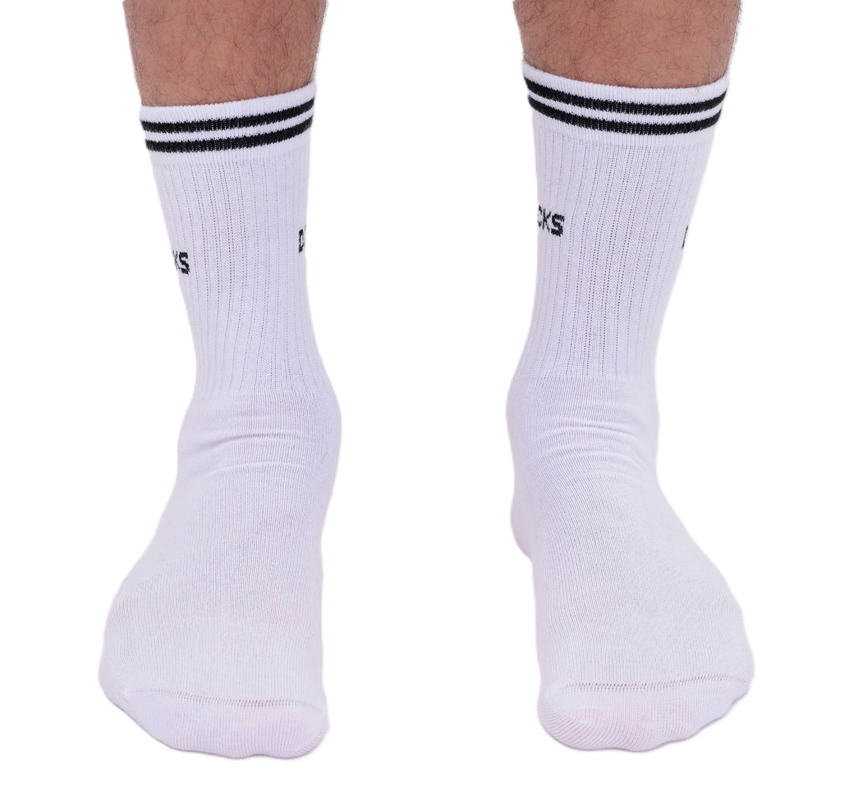 12 Paar DOCKS Socken Komfortbund Sport Tennis Socken Damen Herren weiß 35-38