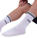 3 Paar DOCKS Socken Komfortbund Sport Tennis Socken Damen Herren weiß 43-46