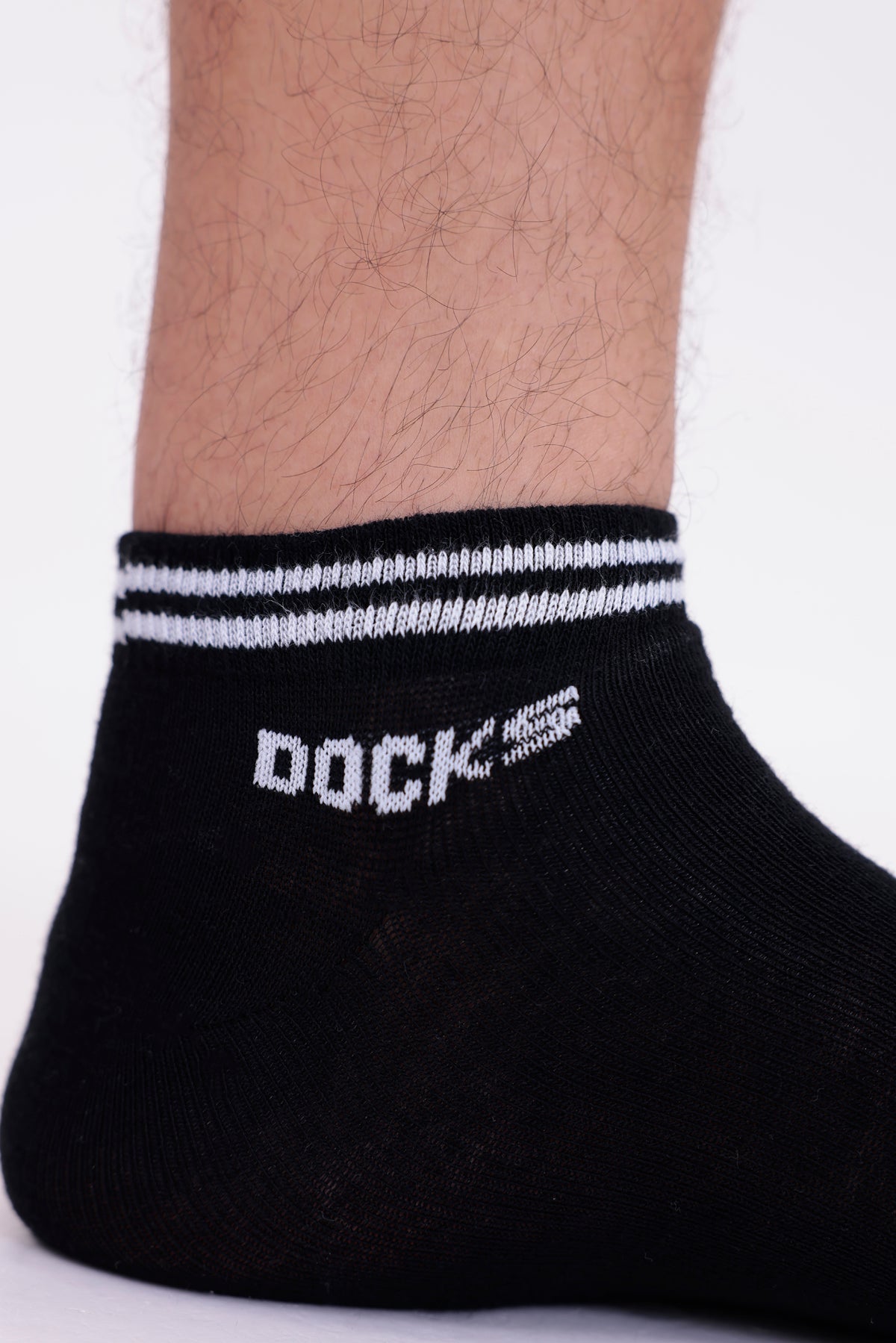 12er Pack DOCKS SneakerSocken Baumwolle Atmungsaktive Damen&Herren schwarz 39-42