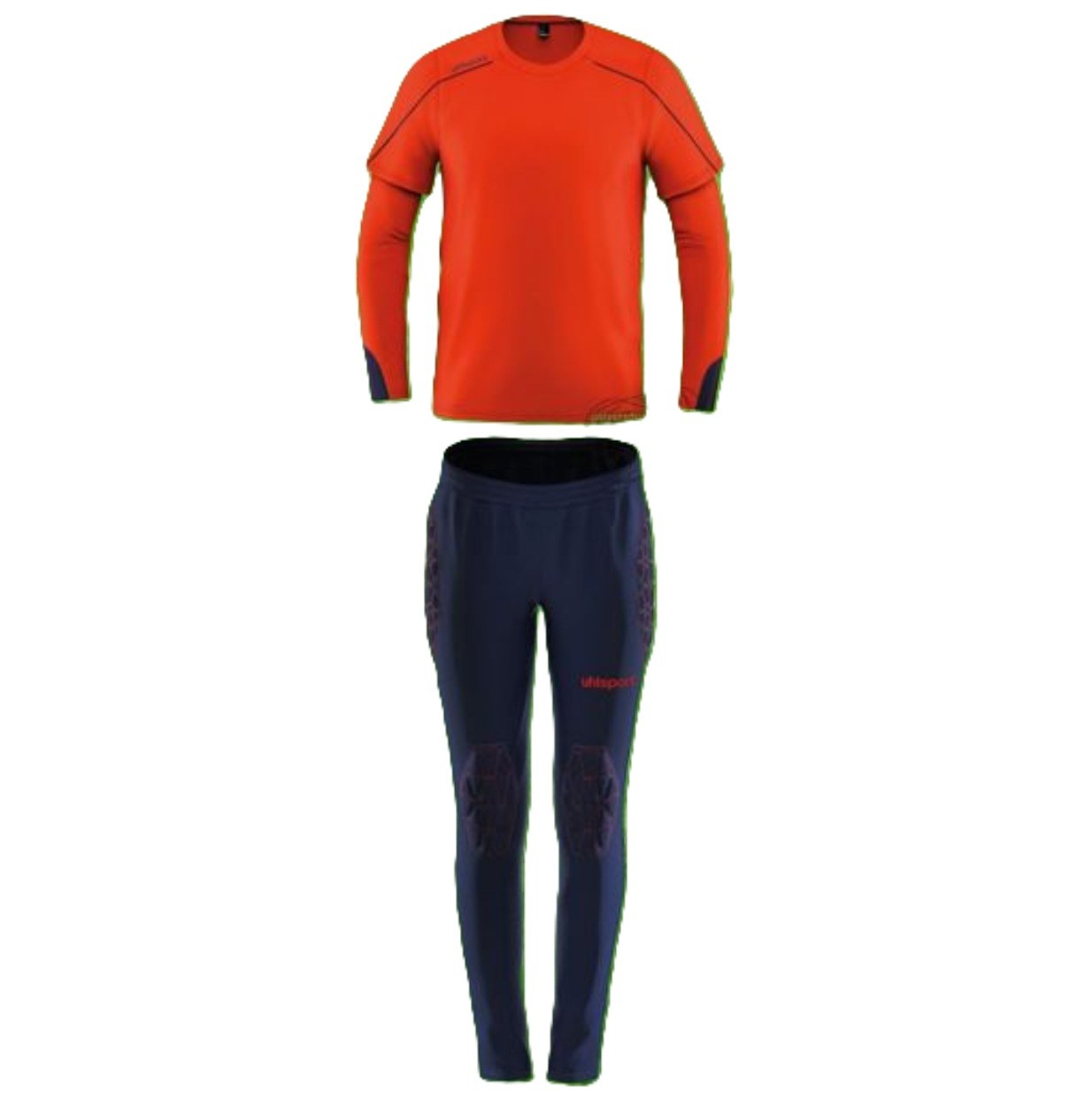 Original Uhlsport Torwart-Set Kinder Fußball Torwarttrikot G:116–164 Mehrfarbig 140