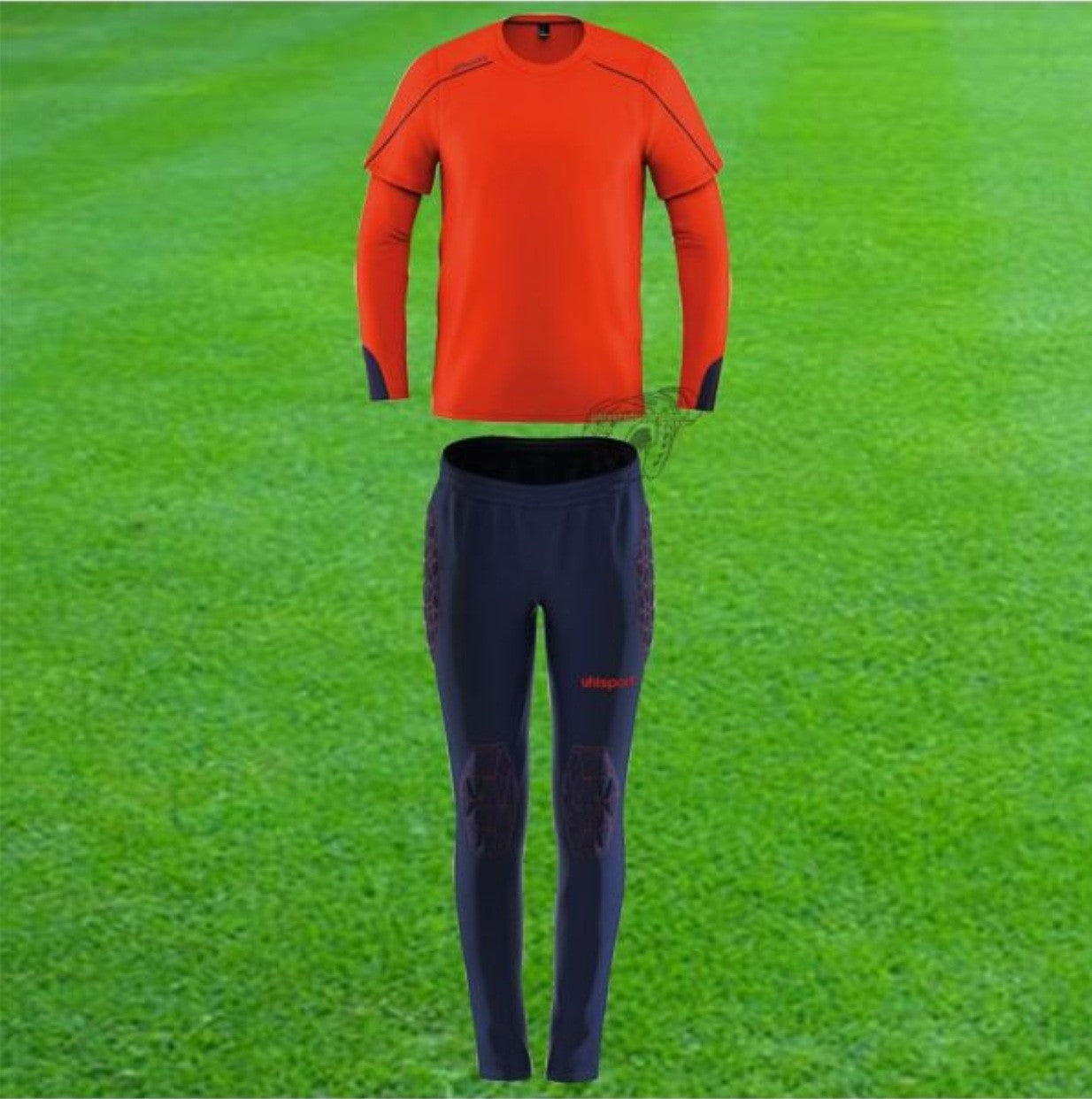 Original Uhlsport Torwart-Set Kinder Fußball Torwarttrikot G:116–164 Mehrfarbig 164