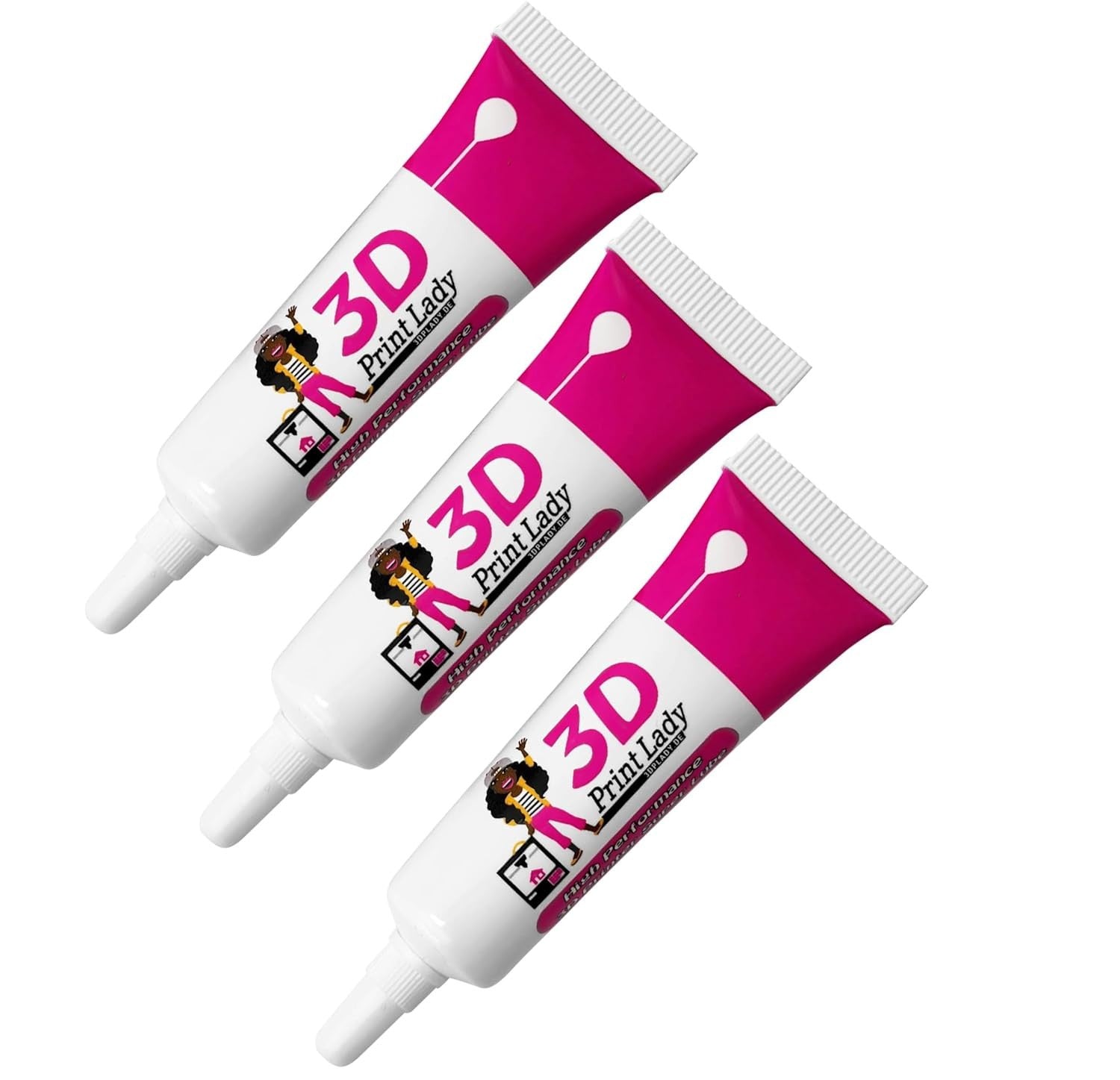 3er Set Schmiermitel Schmierfett für 3D Drucker Gewindespindeln Gewindestangen