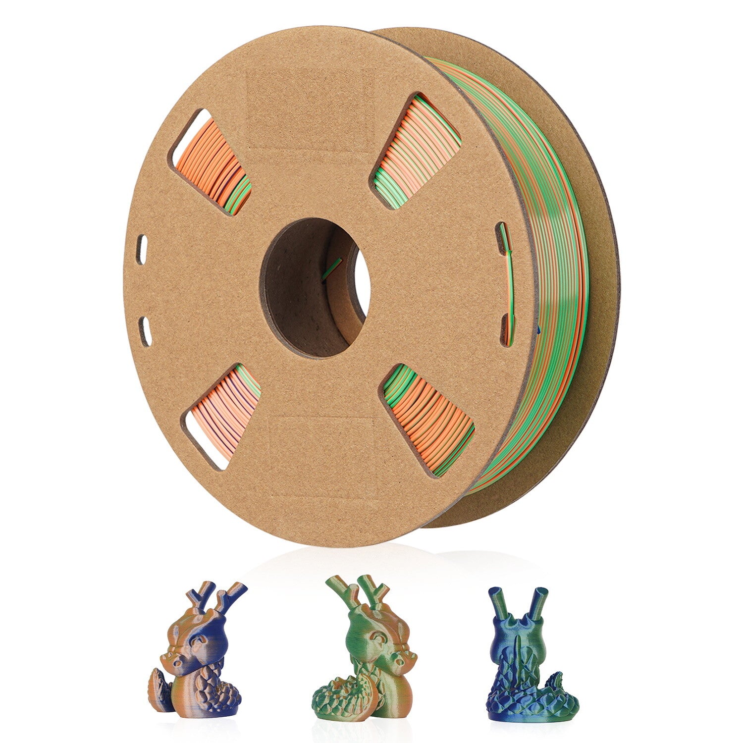 3in1 SILK PLA Filament für 3D Drucker | Dreifarbig Special Magic Effekt - NEU