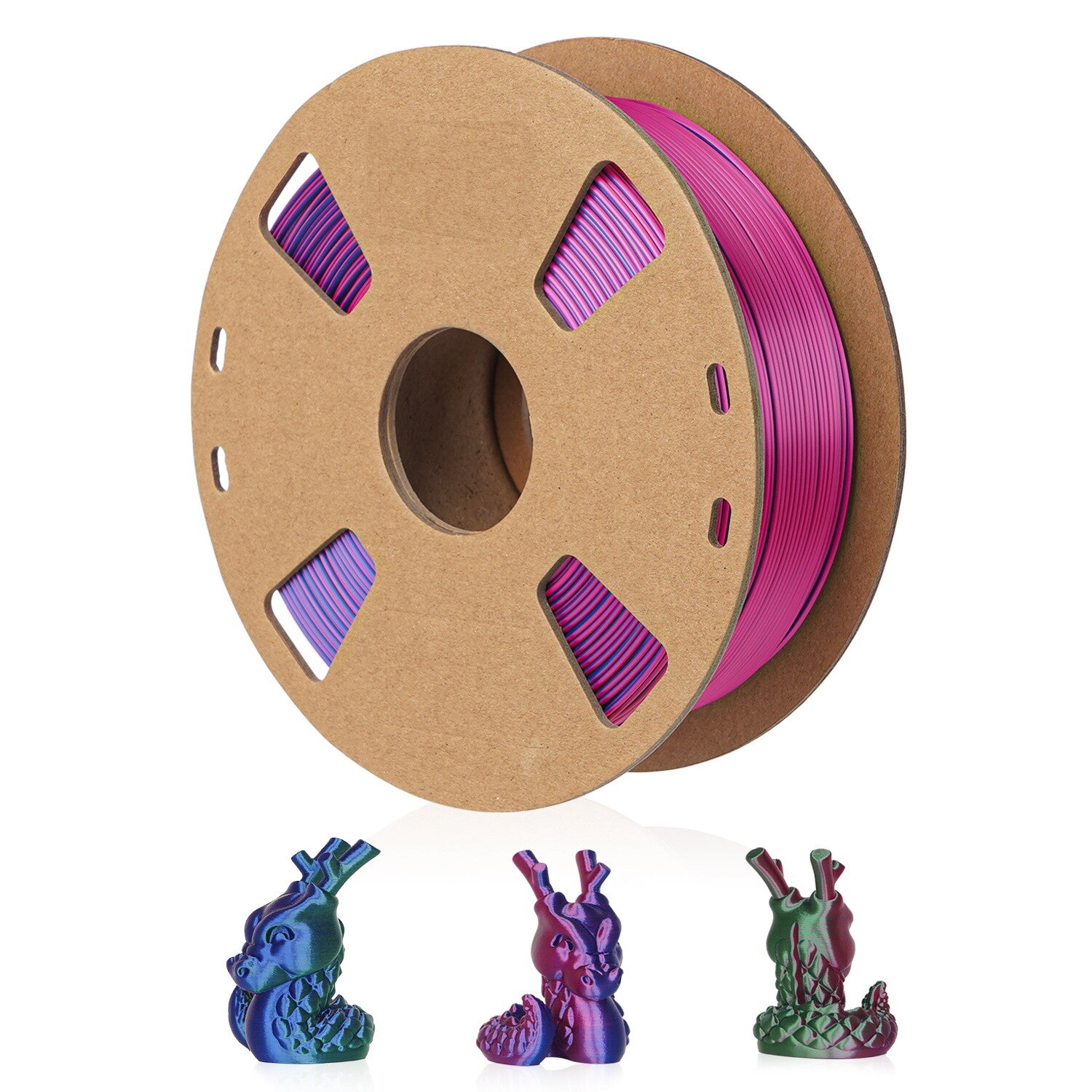 3in1 SILK PLA Filament für 3D Drucker | Dreifarbig Special Magic Effekt - NEU