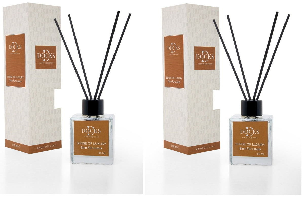 2x Set DOCKS Raumduft Stäbchen Lufterfrischer Duftstäbchen SENSE OF LUXURY 220ml