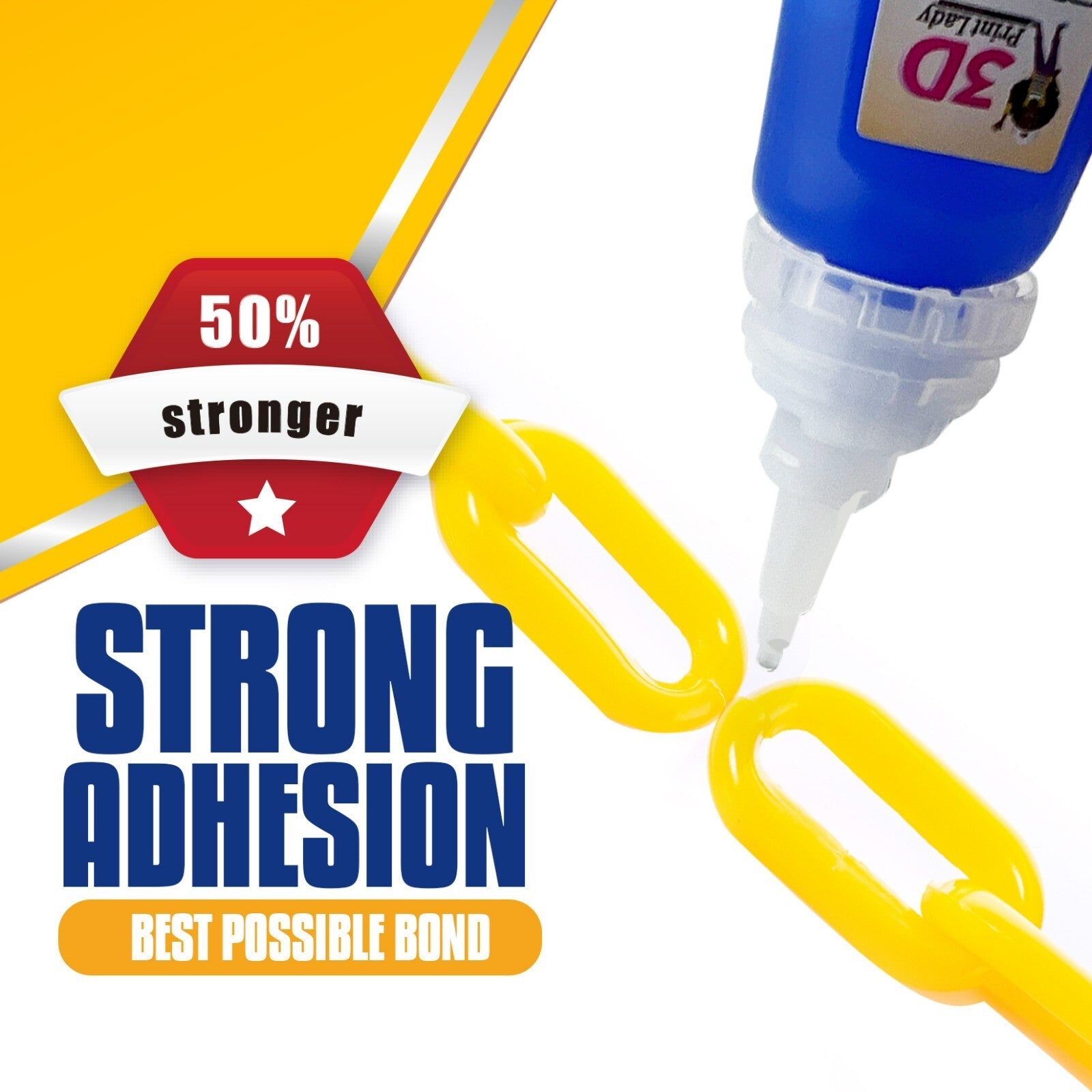 2er Pack 3D Drucker Kleber Kunstoff Sekundenkleber  für kleben von 3D Objekten