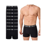 8 x ORIGINAL DOCKS Baumwolle Boxershorts Herren Unterhose Schwarz Männer Boxer