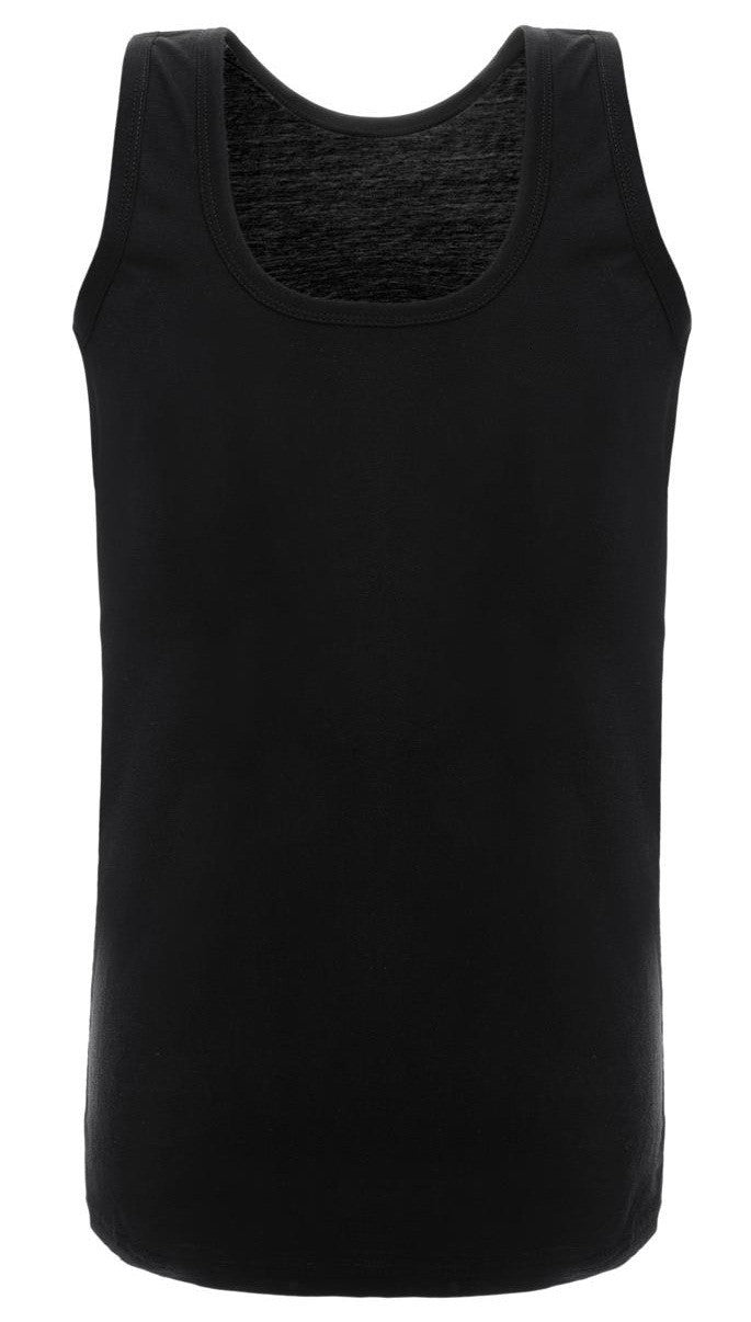 4er Pack Herren Unterhemd Achselhemd Tanktop 100% Baumwolle Schwarz XL