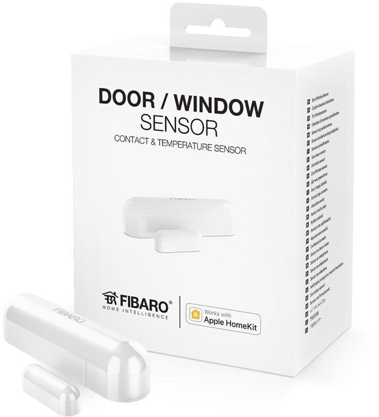 FIBARO HomeKit fähiger Sensor Fenster-/ Türkontaktsensor mit Temperatursensor