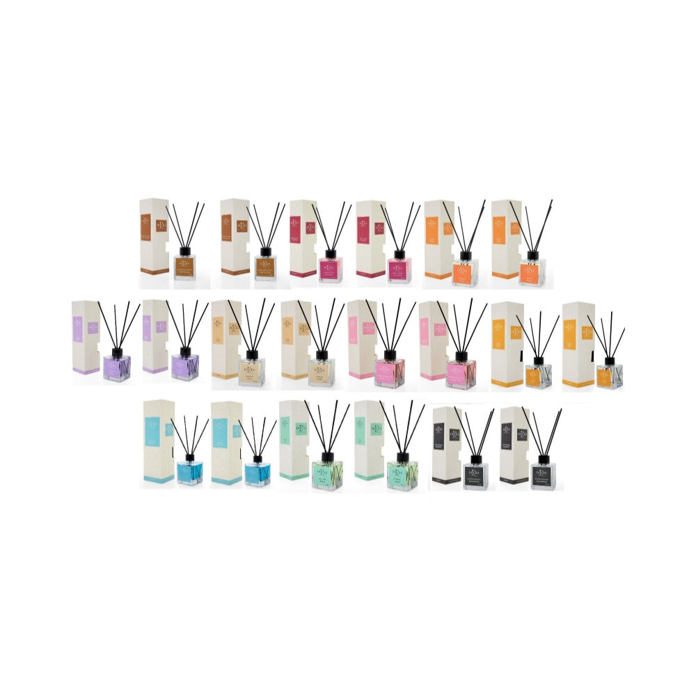 2er Set DOCKS Raumduft Set 110ml Diffuser mit Duftstäbchen – Lufterfrischer Duft