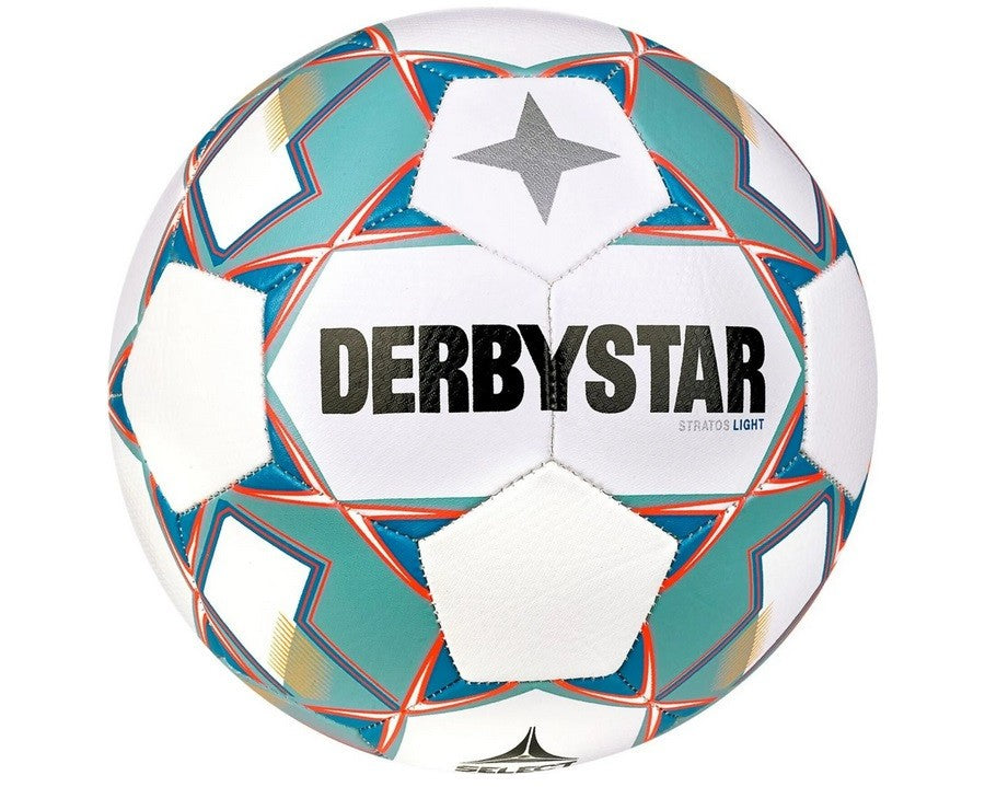 Origininal DERBYSTAR Fußball Unisex Jugend Stratos Light v23 weiß grün 4