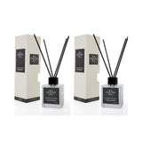 2er Set DOCKS Raumduft Set 110ml Diffuser mit Duftstäbchen – Lufterfrischer Duft Baumwolle