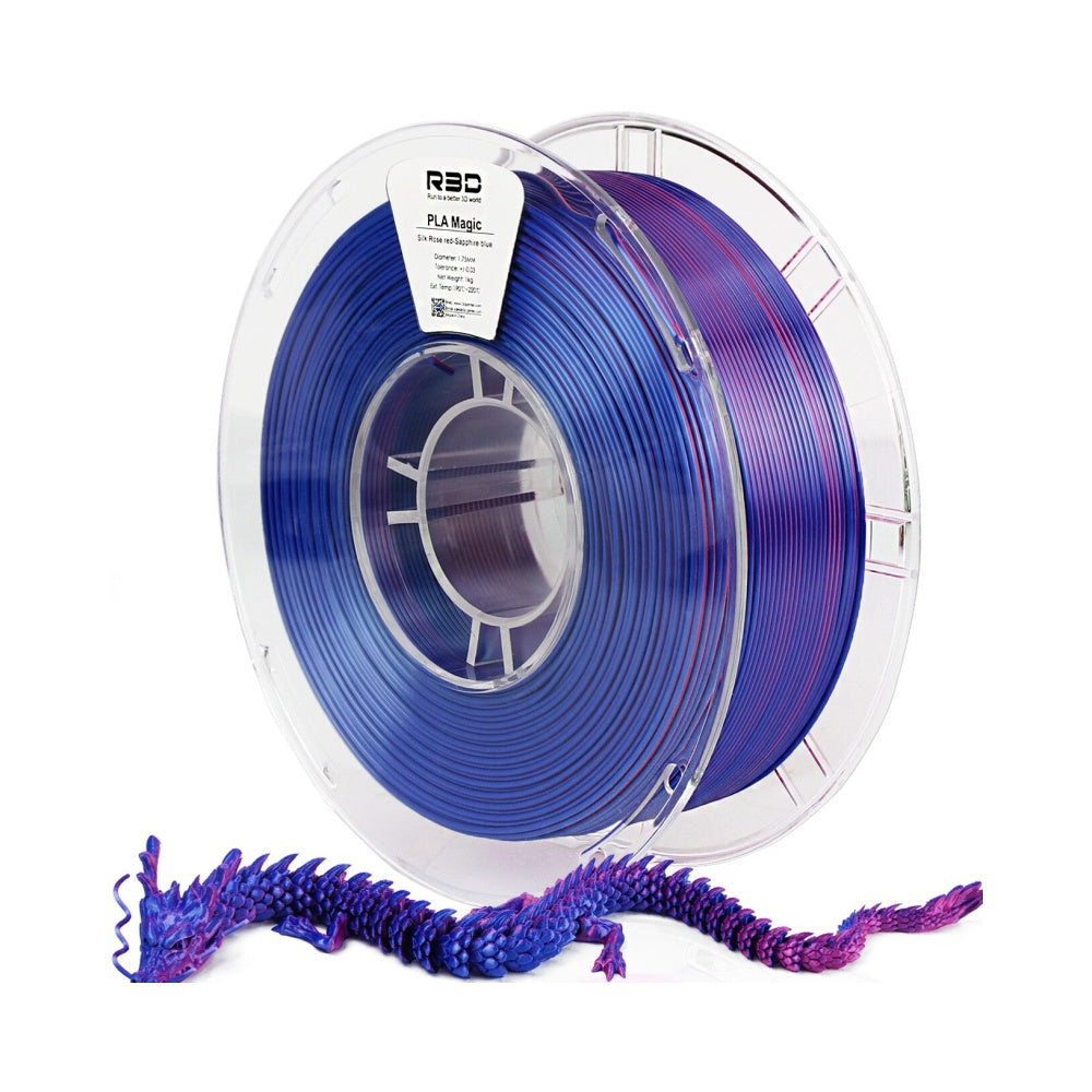 2in1 SILK PLA Filament für 3D Drucker | Zweifarbig Special Magic Effekt - NEU