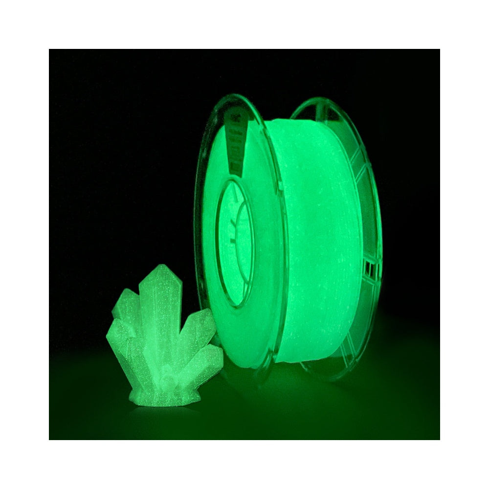2in1 SILK PLA Filament für 3D Drucker | Zweifarbig Special Magic Effekt - NEU 3DPLady Silk Filament 1 kg Glow Dark Mystery Neon Green