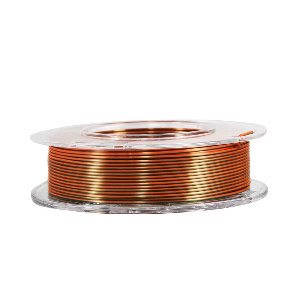 2in1 SILK PLA Filament für 3D Drucker | Zweifarbig Special Magic Effekt - NEU 3DPLady Silk Filament 0,25 kg Silk Orange - Bronze