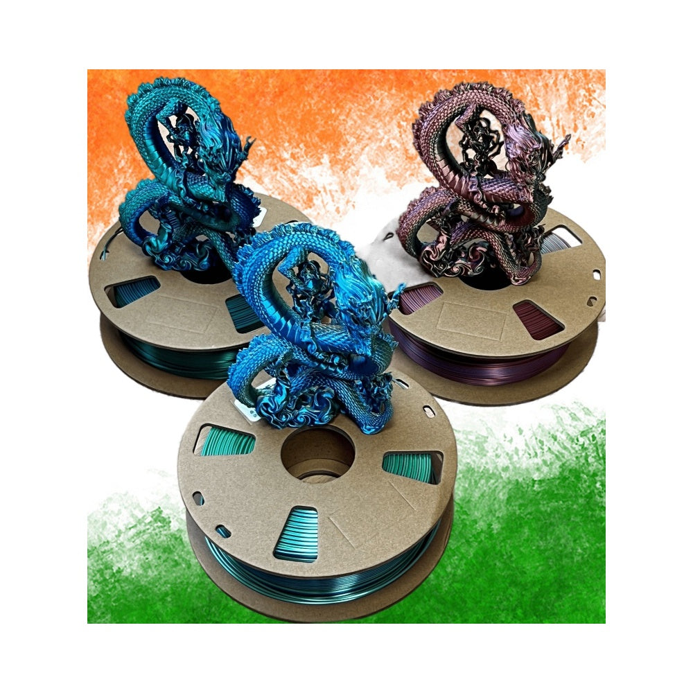 3in1 SILK PLA Filament für 3D Drucker | Dreifarbig Special Magic Effekt - NEU