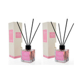 2er Set DOCKS Raumduft Set 110ml Diffuser mit Duftstäbchen – Lufterfrischer Duft Babypuder