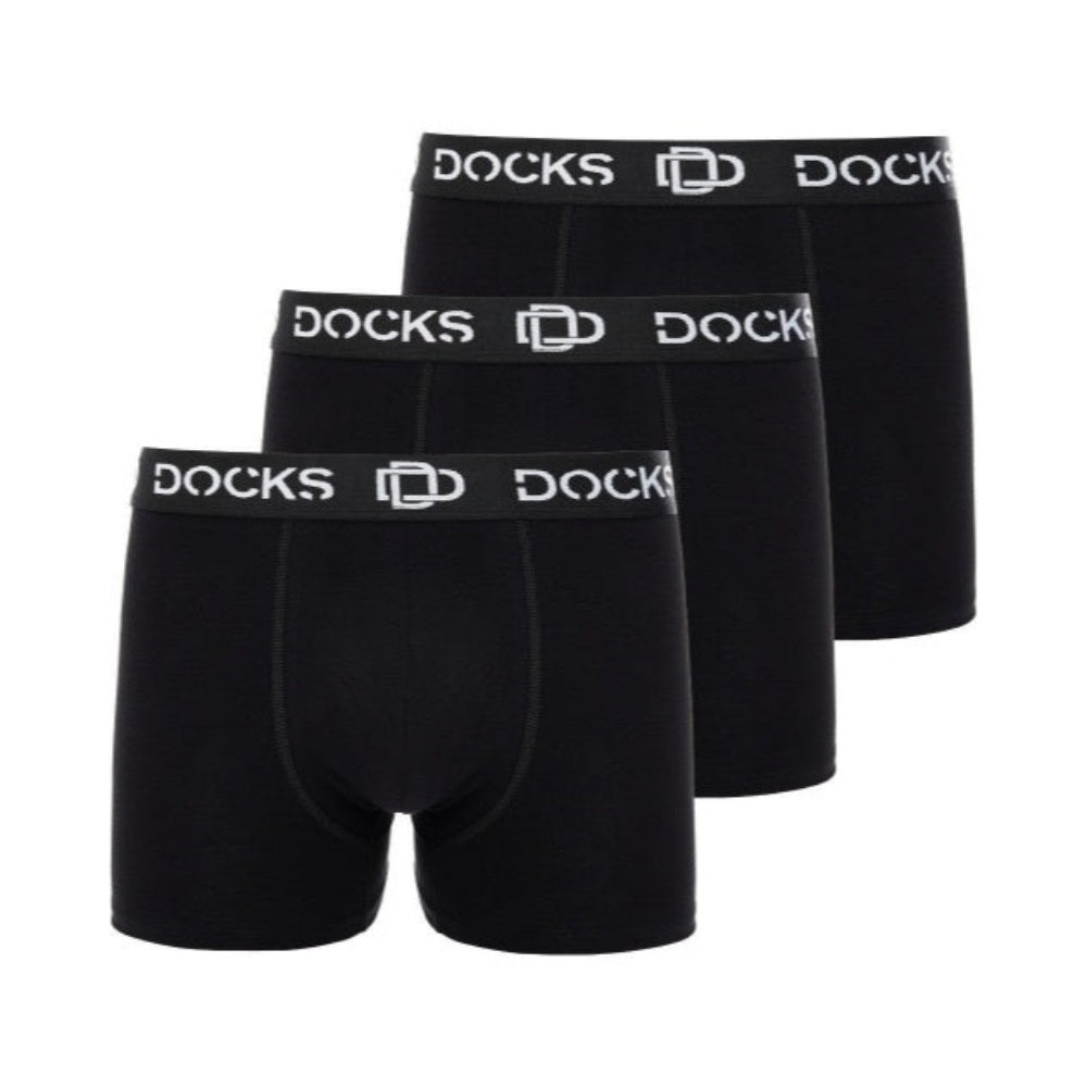 4er Pack Boxershorts Baumwolle Herren Unterhose Schwarz Bequem Männer Boxer