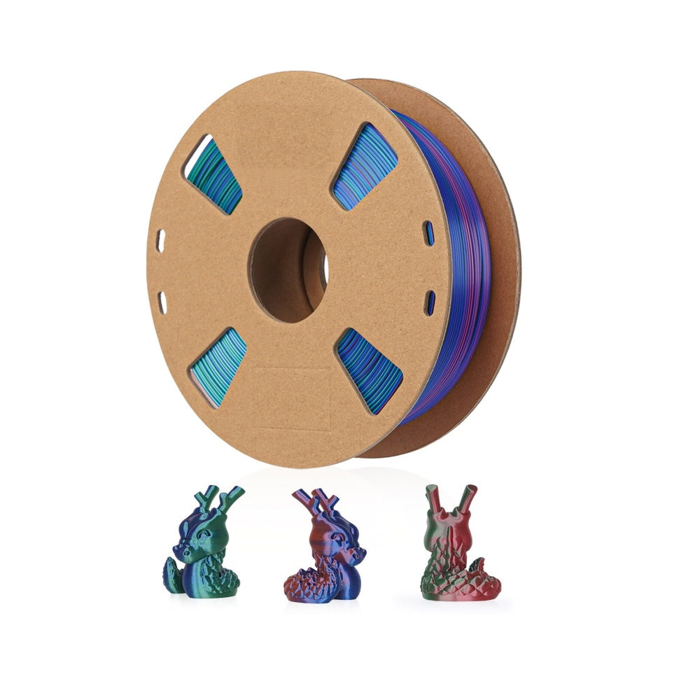 3in1 SILK PLA Filament für 3D Drucker | Dreifarbig Special Magic Effekt - NEU