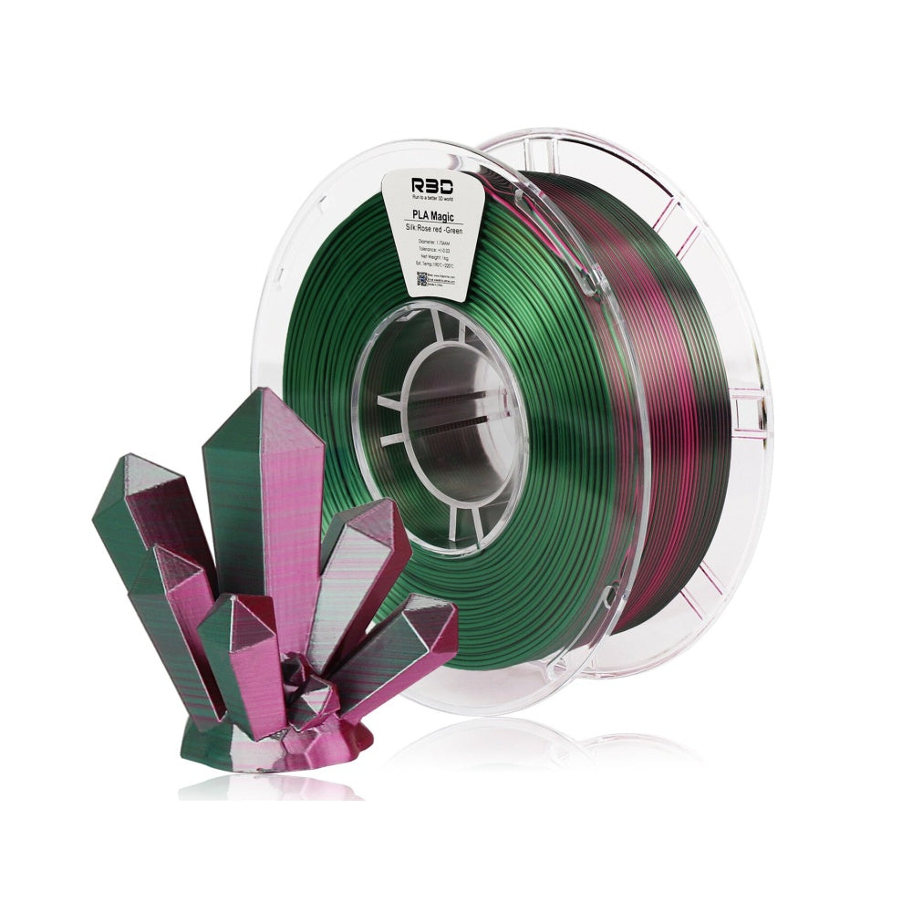 2in1 SILK PLA Filament für 3D Drucker | Zweifarbig Special Magic Effekt - NEU