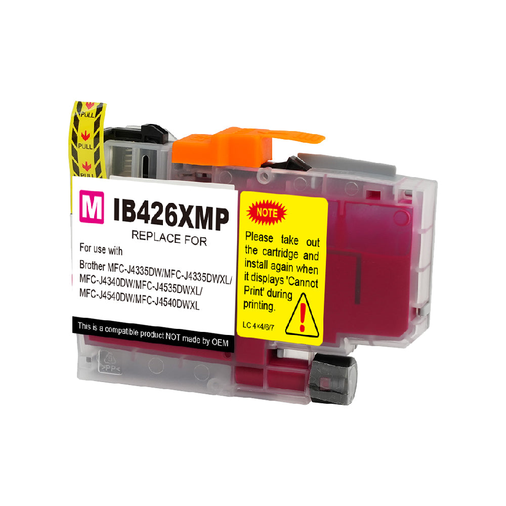 Kompatible Toner für Brother LC426XLY Gelb Kompatible Inkjet cartridge 5.000 Seiten