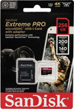 SanDisk Extreme PRO A2 200 MB/s microSD microSDXC 256GB