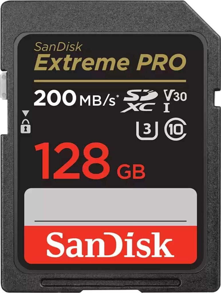 SanDisk Extreme PRO® SDXC™-UHS-I-Speicherkarte 128 GB, 200MB/s